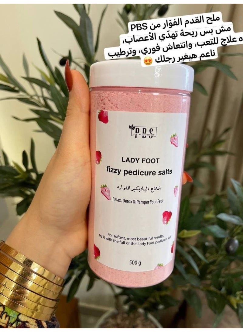بي بي إس ملح القدم الفوّار lady foot من  PBS مش بس خطوه تهدّي الأعصاب، ده علاج للتعب، وانتعاش فوري، وترطيب ناعم بيحضن رجلك!  🩷 ملح القدم الفوّار من Pure Beauty Secret – تركيبة غنية بالمعادن الطبيعية – يعالج التعب، ينعم الجلد، ويريّح الأعصاب – بريحة تهدي القلب قبل الجسم  💗 يساعد على:  • إزالة التعب والإجهاد  • تنعيم الكعبين  • تحسين الدورة الدموية  • راحة نفسية وبدنية من أول استخدام  🎀 لأنك تستحقي لحظة راحة… حتى لو بسيطة.  … راحة من أول لمسة. - Image 4